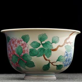 Пиала 180мл "Гортензия", фарфор из Цзиндечжень (404832)-