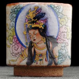 Пиала 100мл "Гуаньинь", керамика из Цзиндечжень (404835)