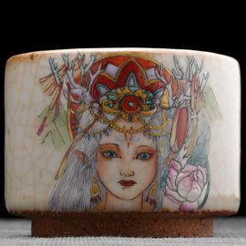 Пиала 175мл "Красавица", керамика из Цзиндечжень (404837)-