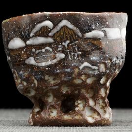 Пиала 50мл "Зима", керамика из Цзиндечжень, Цзе Чжицзюнь (404912)-