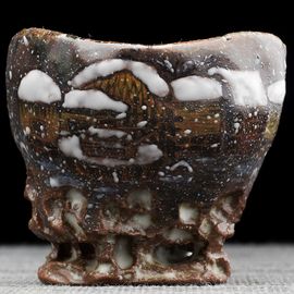 Пиала 40мл "Зима", керамика из Цзиндечжень, Цзе Чжицзюнь (404913)-