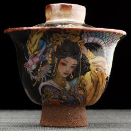 Гайвань 180мл "Красавица и дракон", керамика из Цзиндечжень (404846)-