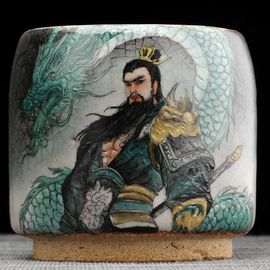 Пиала 200мл "Гуаньюй", керамика из Цзиндечжень (404850)-