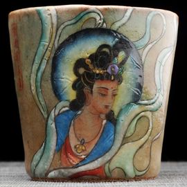 Пиала 180мл "Гуаньинь", керамика из Цзиндечжень (404851)-