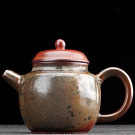 Чайник 130мл "Колокол добродетели", дровяной обжиг, керамика (77267)-