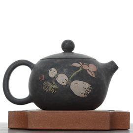 Чайник 95мл "Коробочки лотоса", цзяньшуйская керамика (791460)-