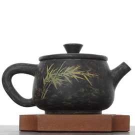 Чайник 150мл "Бамбук и орхидея", цзяньшуйская керамика (791464)-