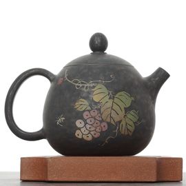Чайник 150мл "Ягоды", цзяньшуйская керамика (791485)-