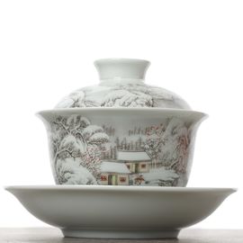 Гайвань 180мл "Зима", фарфор, шелкография (500551)-