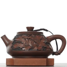 Чайник 220мл "Пион", цзяньшуйская керамика (791516)-