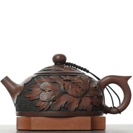 Чайник 255мл "Пион", цзяньшуйская керамика (791521)-