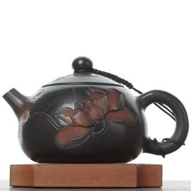 Чайник 210мл "Лотос", цзяньшуйская керамика (791540)-