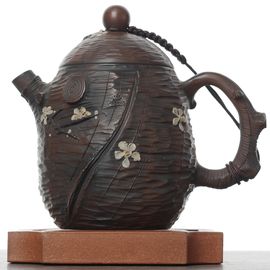 Чайник 235мл "Гунчунь - цветущая слива", цзяньшуйская керамика (791544)-