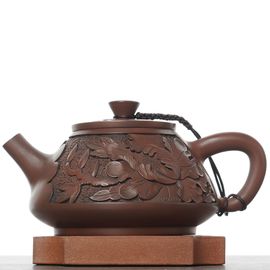 Чайник 250мл "Пион", цзяньшуйская керамика (791553)-