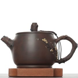 Чайник 255мл "Гунчунь - цветущая слива", цзяньшуйская керамика (791557)-