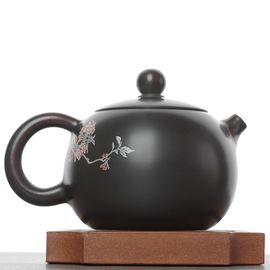 Чайник 190мл "Цветы", циньчжоуская керамика (781221)-