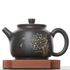 Чайник 185мл "Рыбки и лотос", Сюй Вэйцзин, нисинтао (781252)-