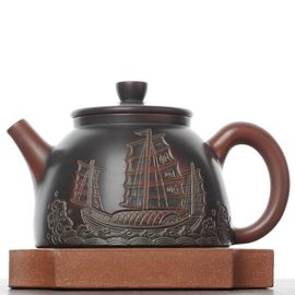 Чайник 130мл "Джонка", Сюй Вэйцзин, нисинтао (781094)-