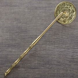 Пресс для пепла "Лотос", латунь, 3,5см (111112)-