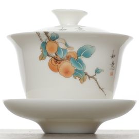 Гайвань 200мл "Хурма", фарфор, шелкография (500629)-