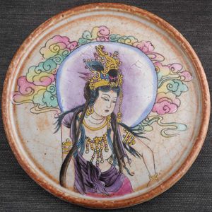 Чайный пруд "Дуньхуанская бодхисаттва", керамика из Цзиндечжэнь (71156)-