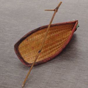 Набор из чахэ и ложечки чачи "Бамбуковая плетенка" (82296)-