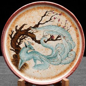 Чайный пруд "Цзювэйху из Книги гор и морей", керамика из Цзиндечжэнь (71163)-