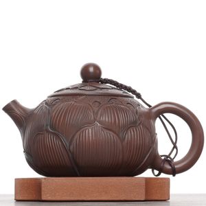 Чайник 180мл "Лотос", цзяньшуйская керамика (791276)-
