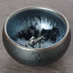 Пиала 130мл "Лошадь", Цзяньчжань, серебро (54780)-