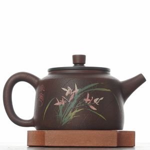 Чайник 220мл "Орхидея", цзяньшуйская керамика (791396)-