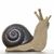 Фигурка "Большая улитка", керамика (61087)-фотография 2