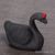 Черный лебедь, исинская глина (61008)-фотография 3