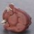 Фигурка "Кабан", исинская глина (61196)-фотография 7