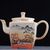 Чайник 185мл “Беседка”, керамика из Цзиндечжэнь (400432)-