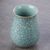 Вазочка 9см, керамика, голубой кракле (94029)-фотография 3