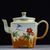 Чайник 170мл “Цветы”, фарфор из Цзиндечжэнь (400871)-