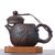 Чайник 185мл "Лист лотоса", цзяньшуйская керамика (790159)-фотография 3