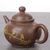 Чайник 130мл "Птица и лотос", циньчжоуская керамика (78261)-фотография 5