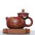 Чайник 125мл "Лотос с рыбами", исинская глина (79333)-фотография 2