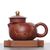 Чайник 125мл "Лотос с рыбами", исинская глина (79333)-фотография 3