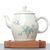 Чайник 145мл "Цветы", керамика, шелкография (77234)-