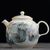 Чайник 160мл "Горный ручей", фарфор из Цзиндечжэнь (401867)- Чайник 160мл "Горный ручей", фарфор из Цзиндечжэнь (401867)-
