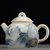 Чайник 120мл "Горы", фарфор из Цзиндечжэнь (401869)- Чайник 120мл "Горы", фарфор из Цзиндечжэнь (401869)-
