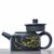 Чайник 130мл "Лотос с рыбами", циньчжоуская керамика (78398)-фотография 2