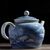 Чайник 300мл "Пейзаж", роспись фангу цинхуа, Цзиндэчжэнь (77193)-фотография 4