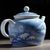 Чайник 300мл "Пейзаж", роспись фангу цинхуа, Цзиндэчжэнь (77193)-фотография 5