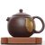 Чайник 135мл "Лист", исинская глина, мастер Ван Сяофэн (79714)-