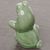 Фигурка "Лягушка", селадон (61422)-фотография 2