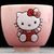 Пиала 80мл "Hello Kitty", фарфор из Цзиндечжень (402827)-