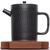 Чайник 155мл "Черная платина", керамика (77349)-